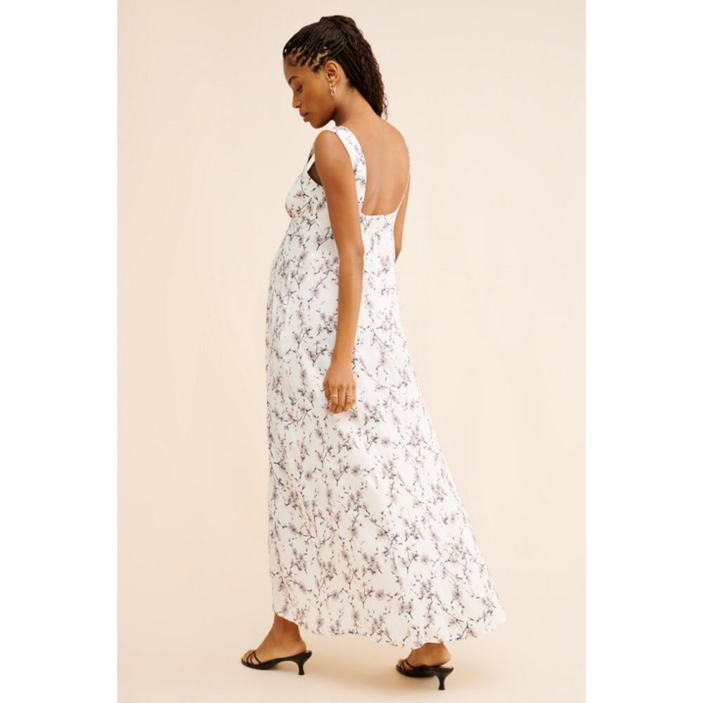 OhSevenDays Maternity Caroline Dress Size Large Maxi‎ With Slit - Picture 2 of 12